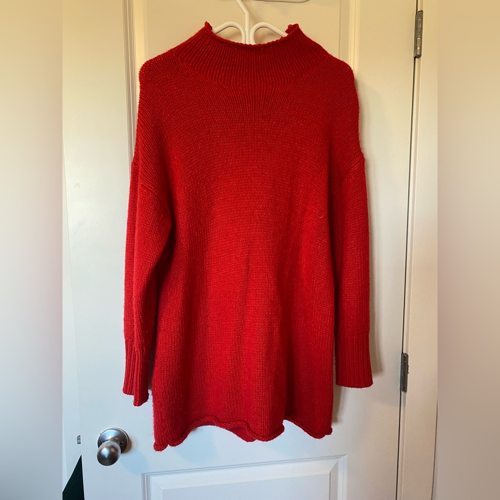 Sanctuary Long Mock Neck Sweater
